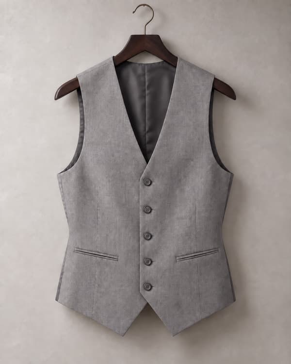 Traje completo tres piezas gris